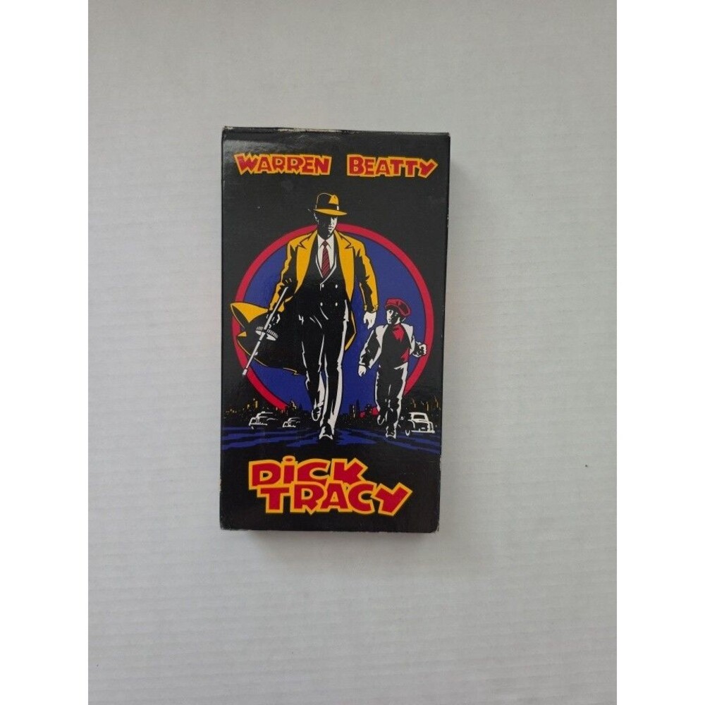 Dick Tracy (1990) VHS Tape Crime Action Warren Beatty Madonna Al Pacino